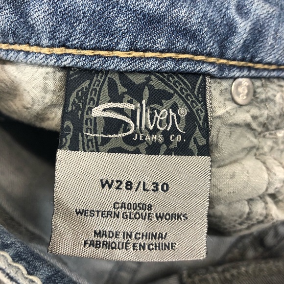 Silver Jeans Suki Bootcut  Size 28 Short Stretch Medium wash denim - Picture 8 of 14
